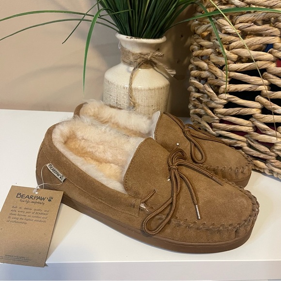 BearPaw Brown Men's Loafers with Soft Lining - Picture 4 of 8